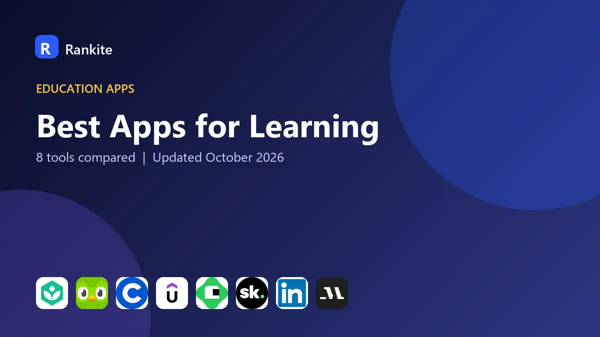 Best Apps for Learning in 2026: 8 Apps Compared