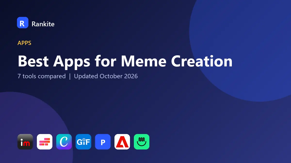 Best Apps for Meme Creation in 2026: 7 Tools Compared