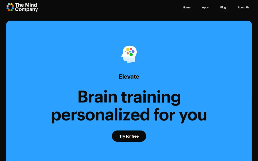 Elevate homepage