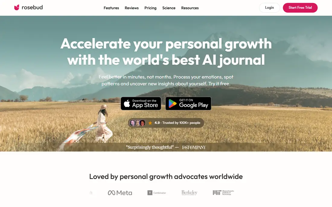 Rosebud homepage
