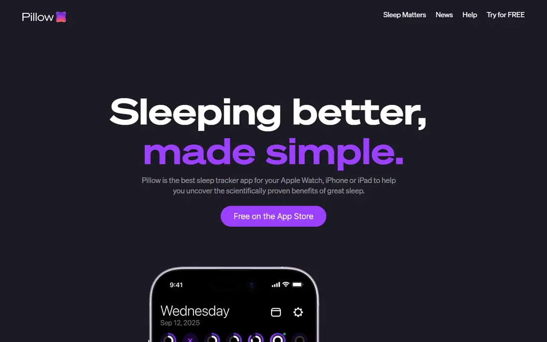 Pillow homepage
