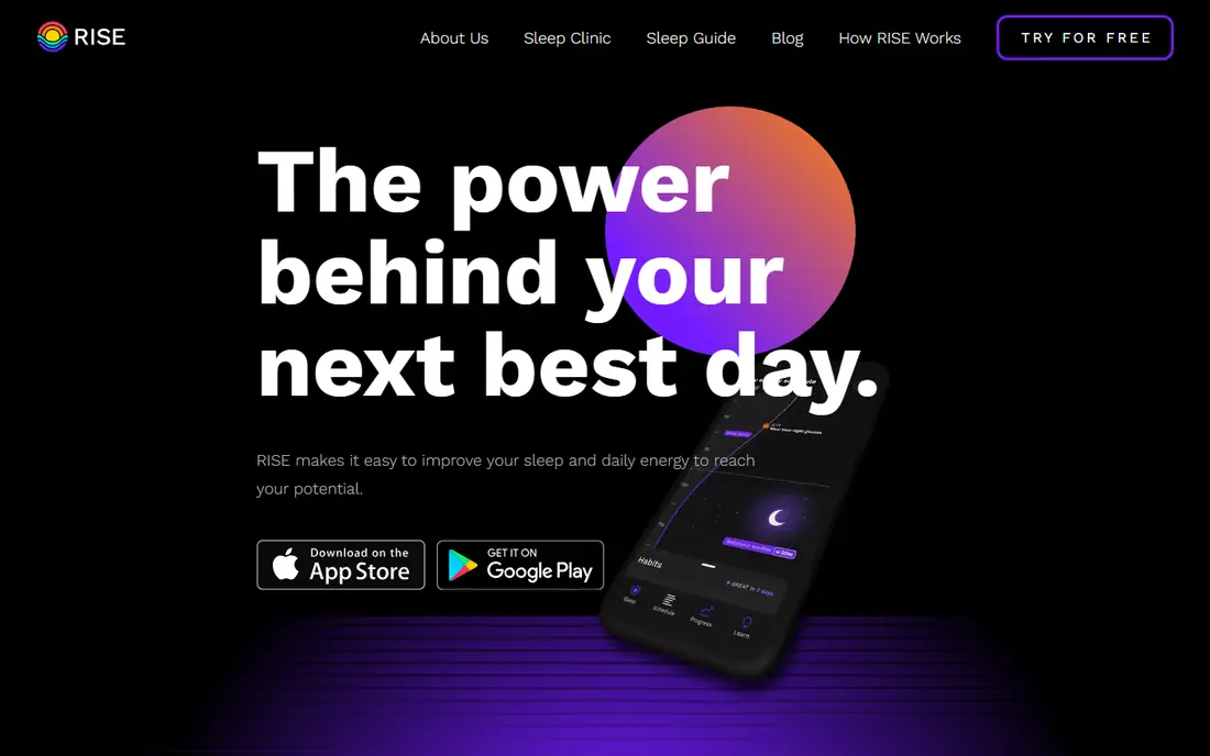 RISE homepage
