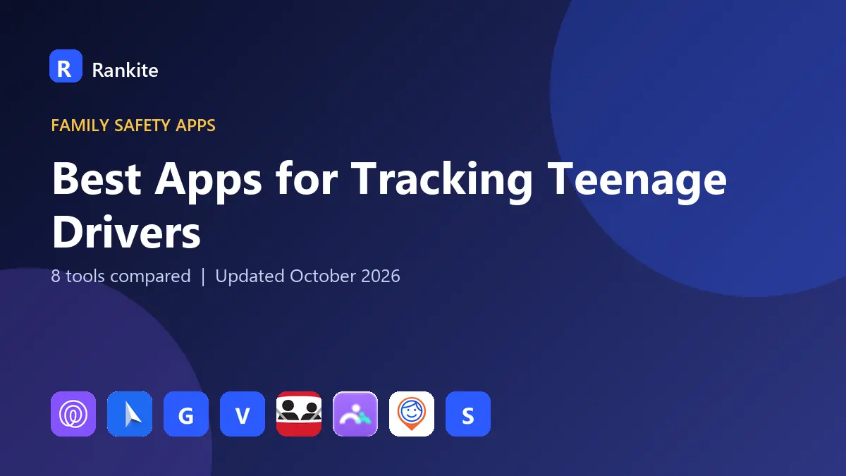 Best Apps for Tracking Teenage Drivers in 2026: 8 Tools Compared