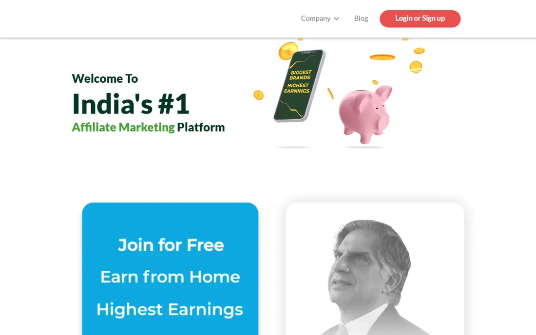 EarnKaro homepage