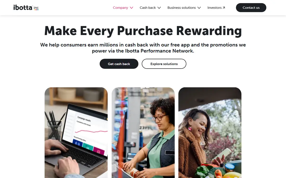 Ibotta homepage