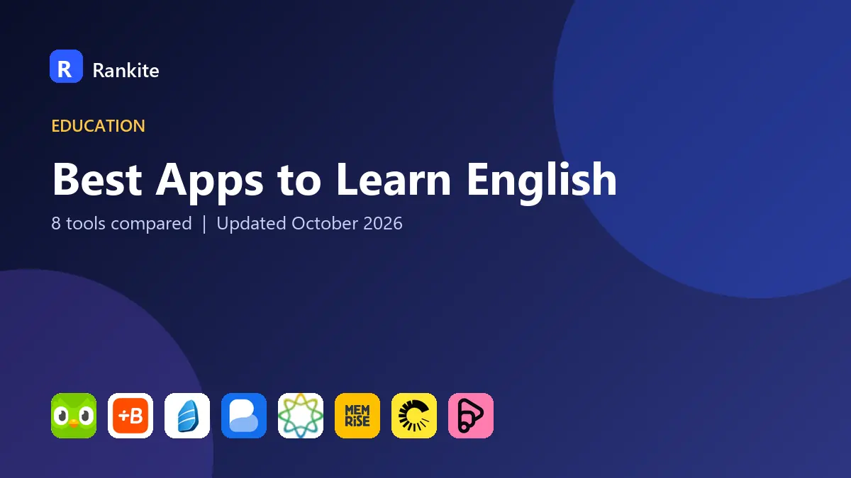 Best Apps to Learn English in 2026: 8 Tools Compared