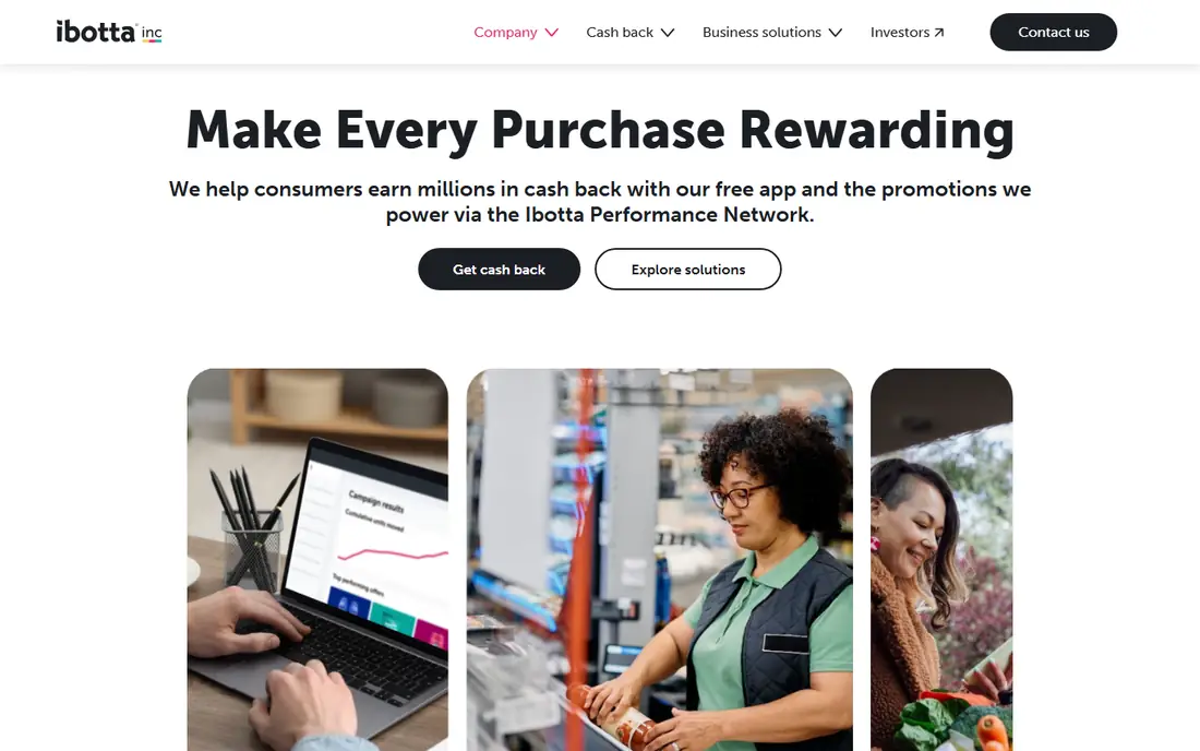 Ibotta homepage