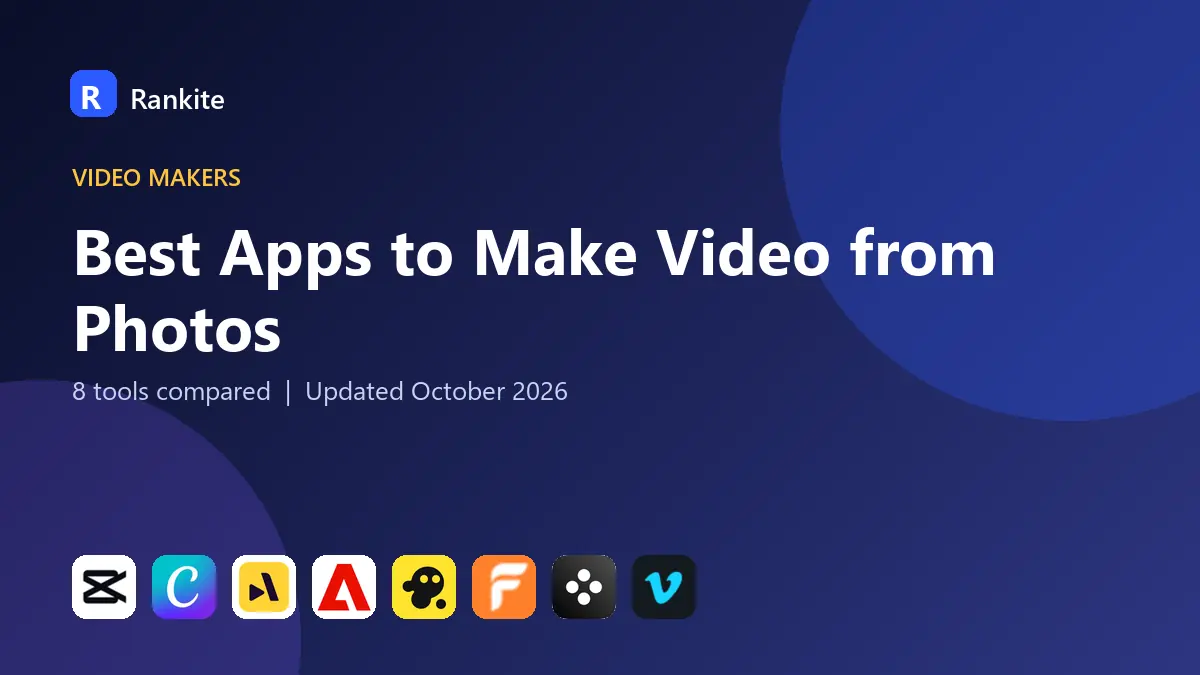 Best Apps to Make Video from Photos in 2026: 8 Tools Compared