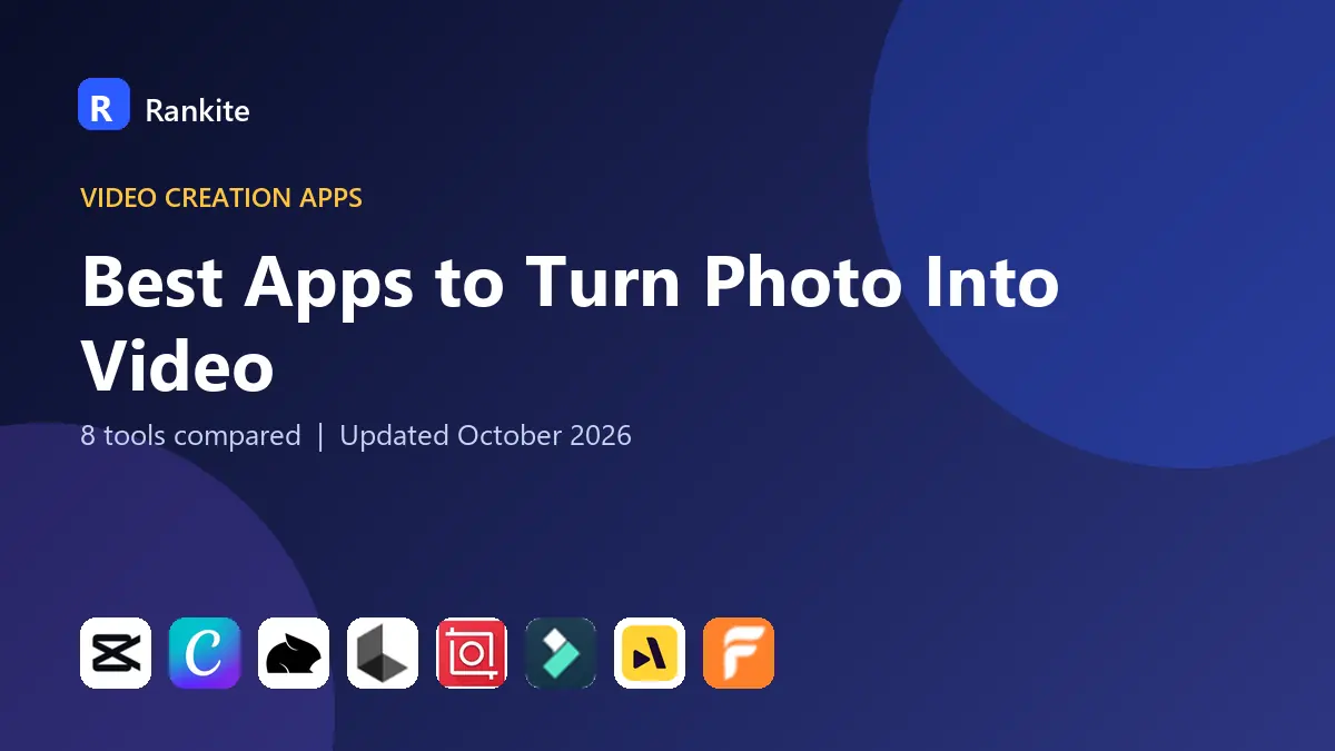 Best Apps to Turn Photo Into Video in 2026: 8 Tools Compared