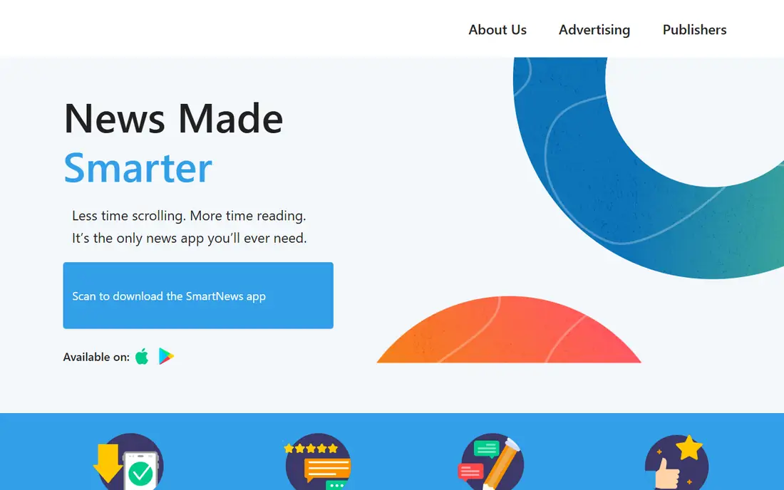 SmartNews homepage