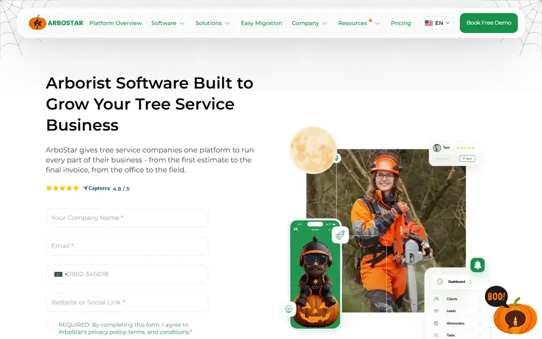ArboStar homepage
