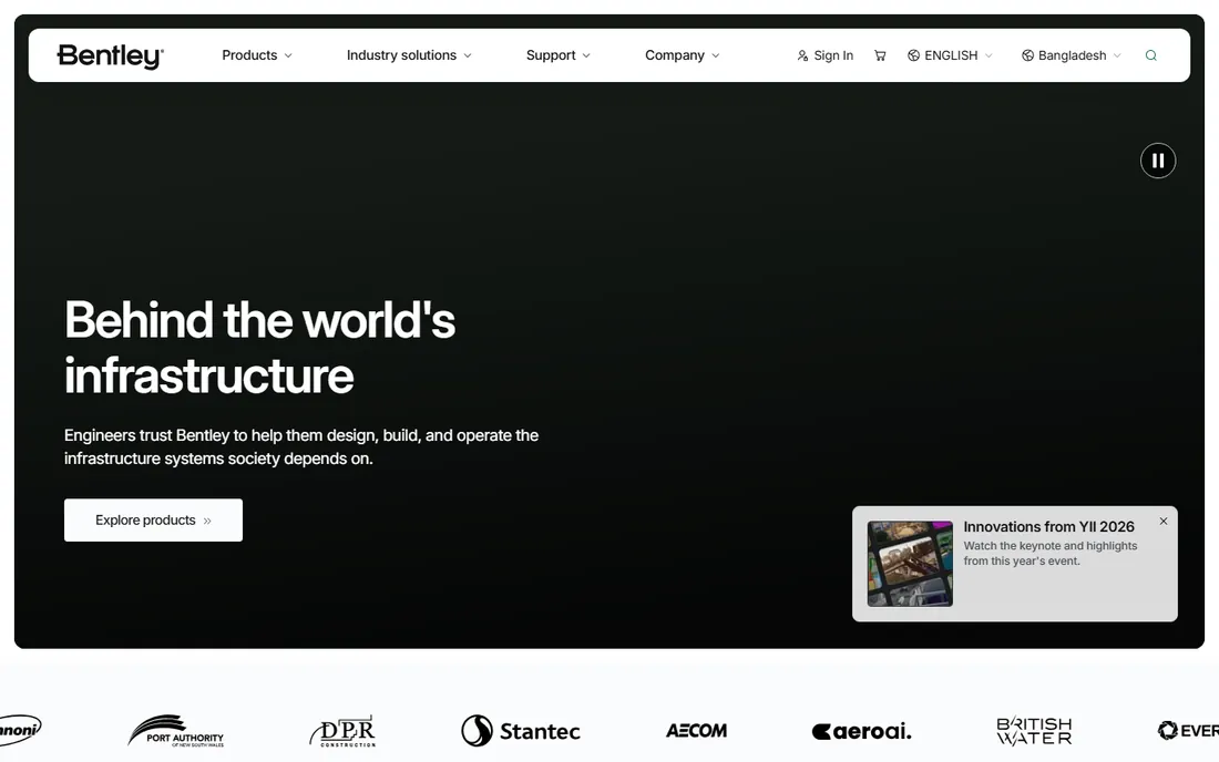 MicroStation homepage