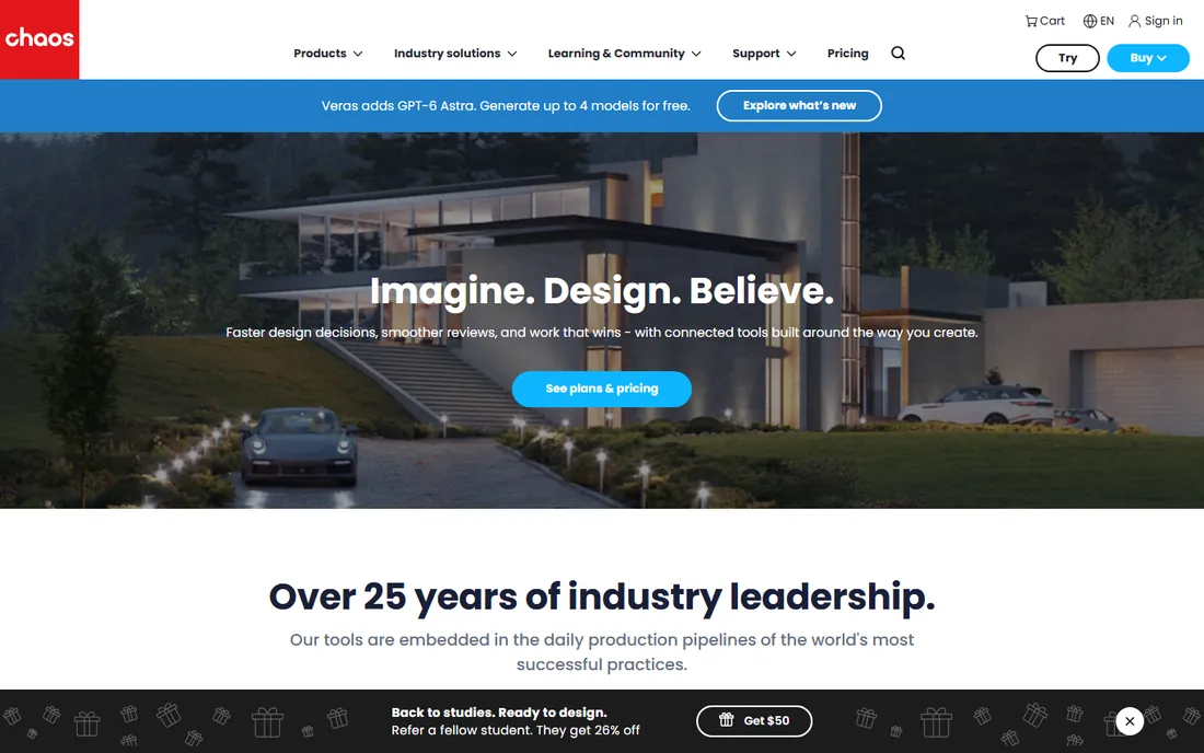 V-Ray homepage