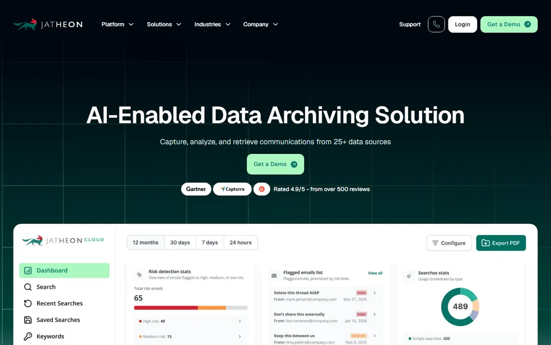 Jatheon homepage