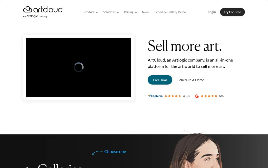 ArtCloud homepage