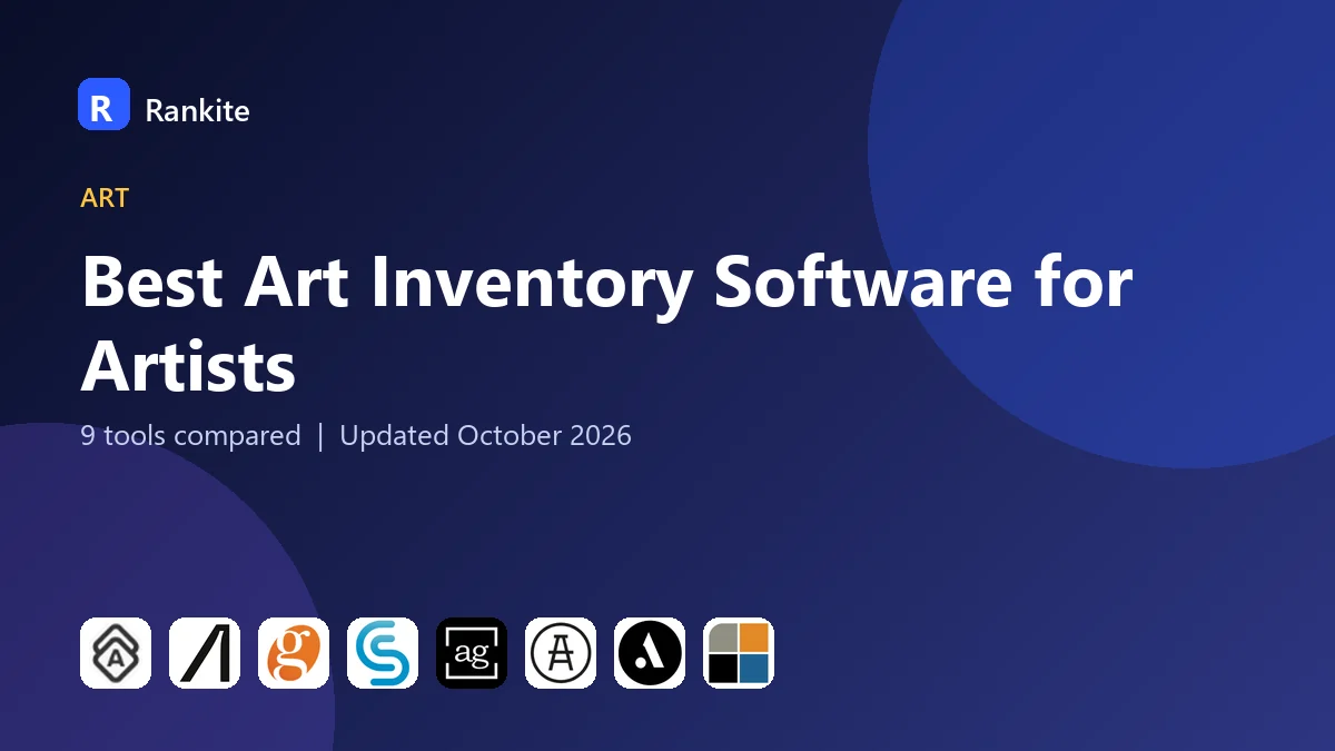 Best Art Inventory Software for Artists in 2026: 9 Tools Compared