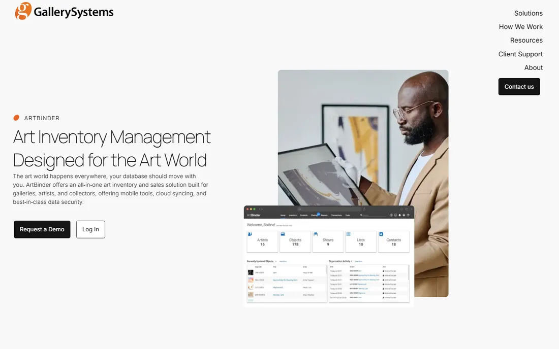 ArtBinder homepage
