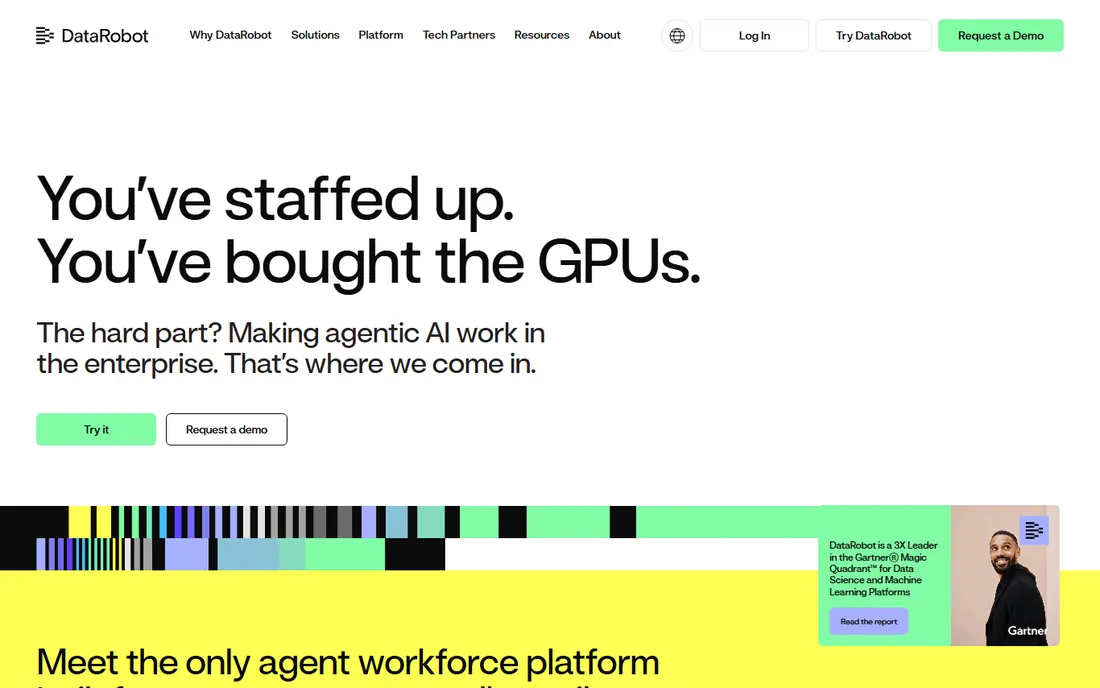 DataRobot homepage