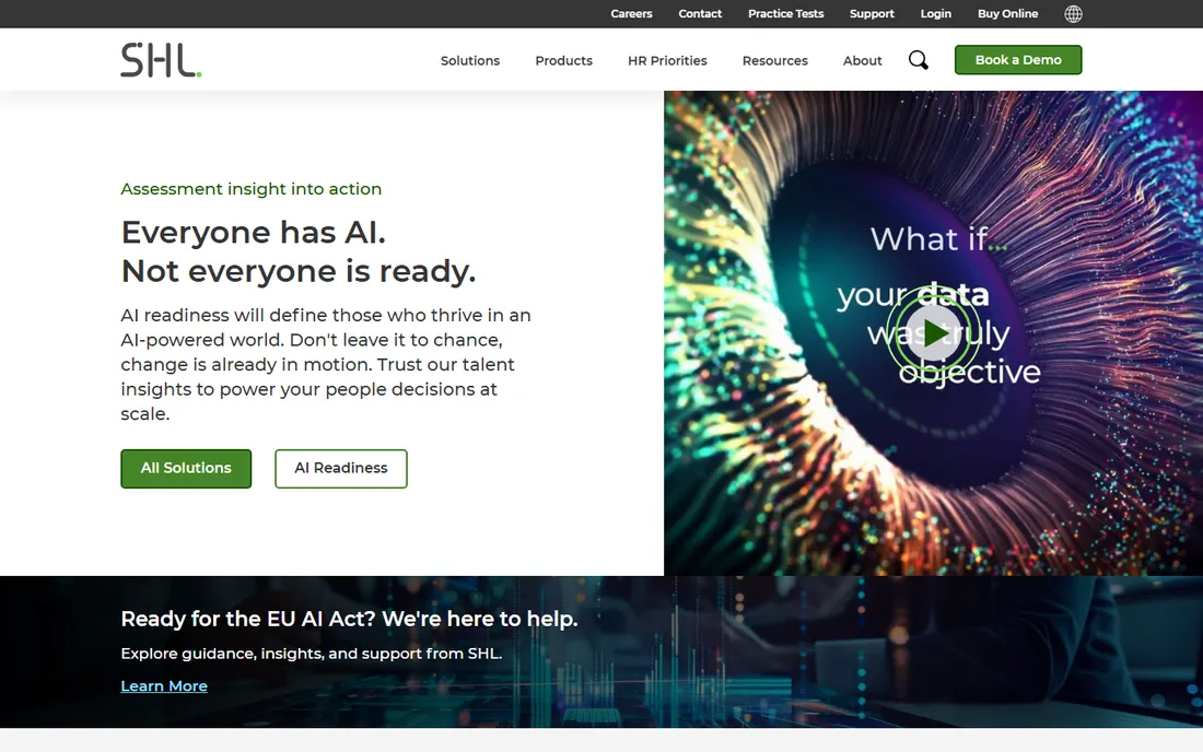 SHL homepage