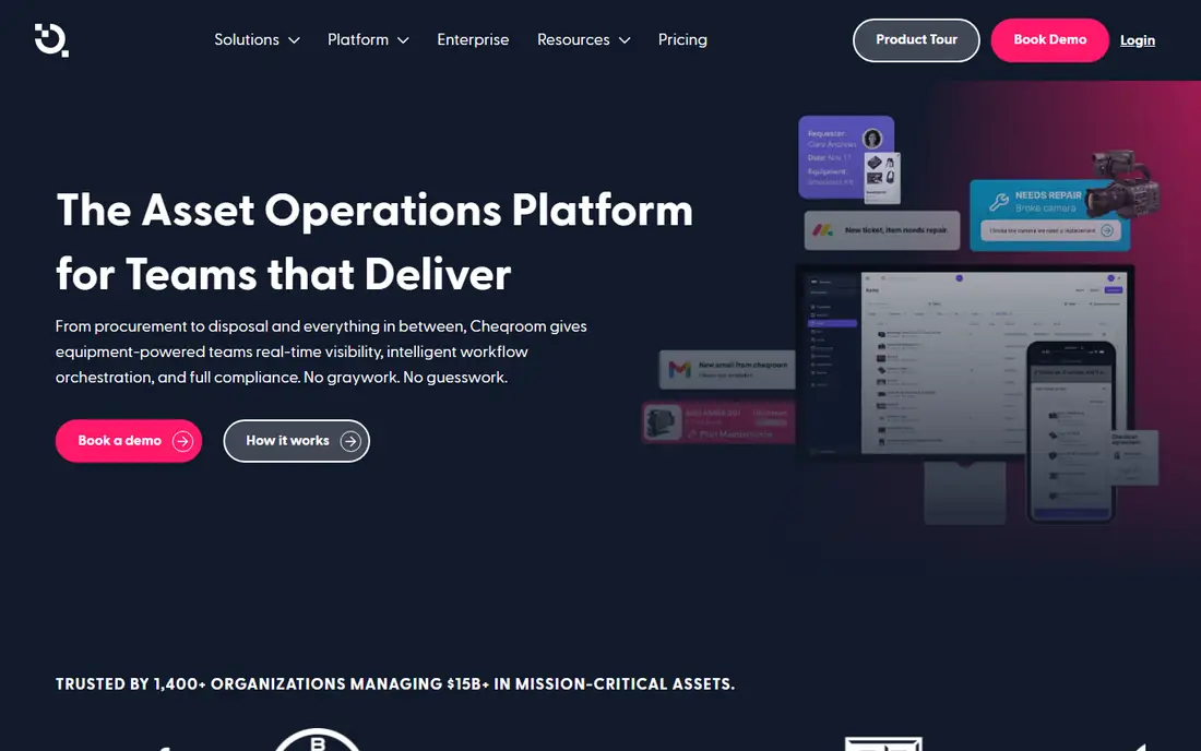 Cheqroom homepage