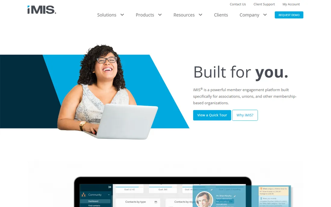 iMIS homepage