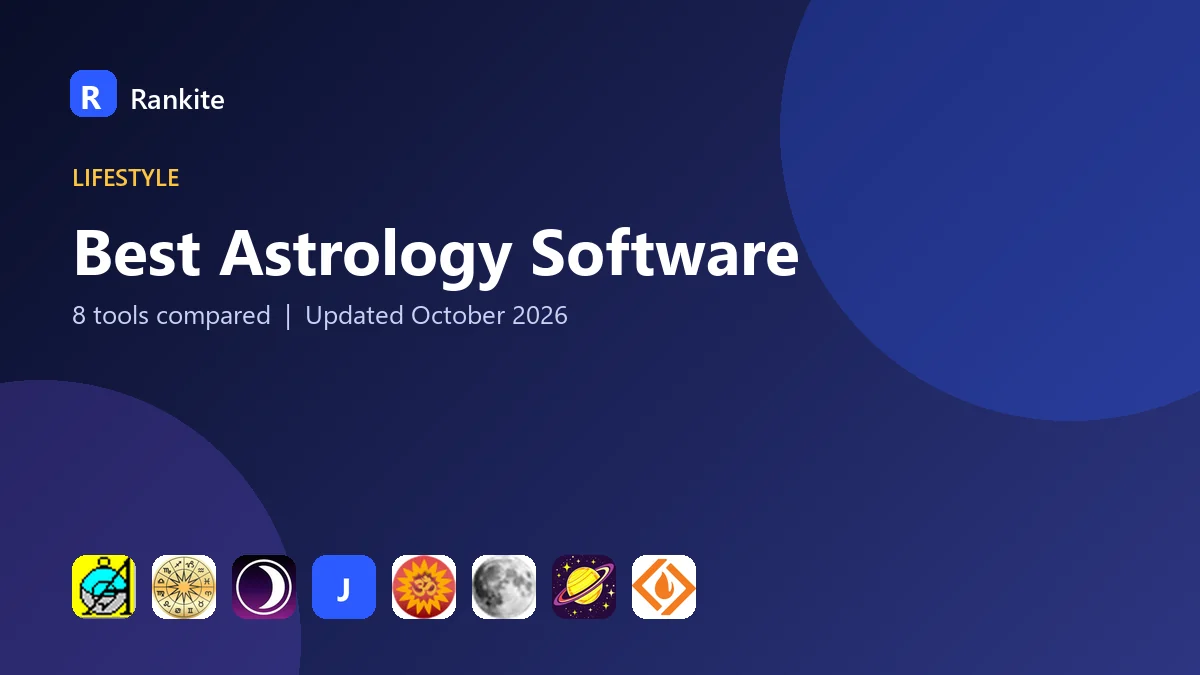 Best Astrology Software in 2026: 8 Tools Compared
