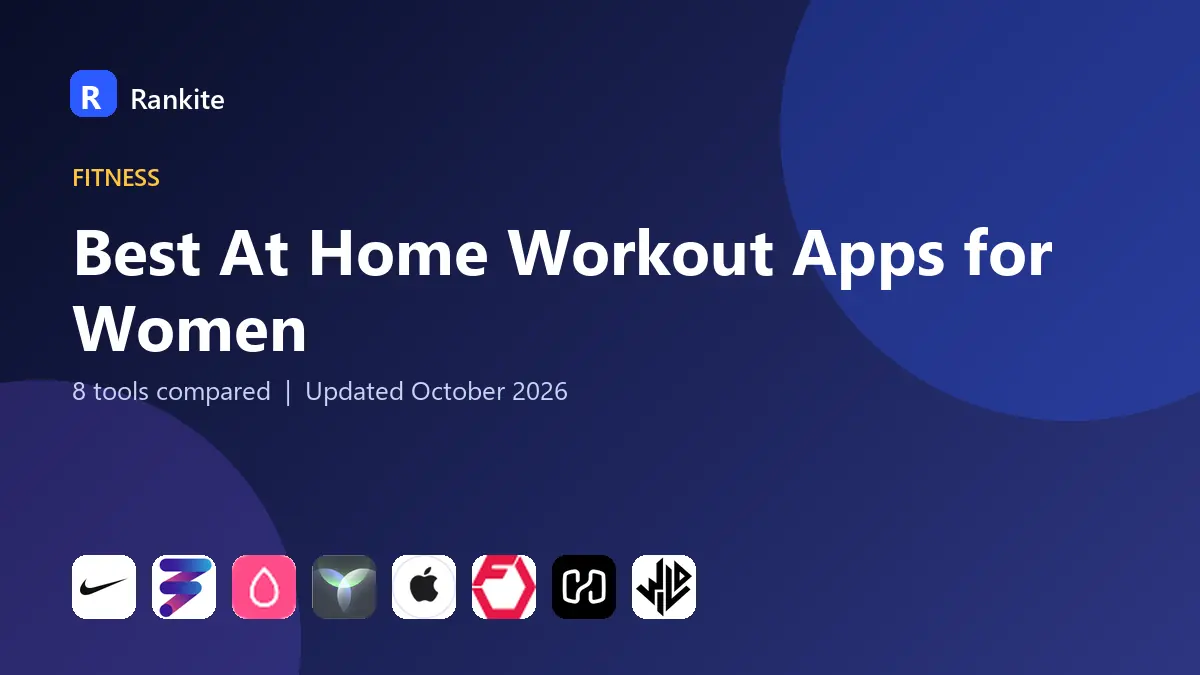 Best At Home Workout Apps for Women in 2026: 8 Tools Compared