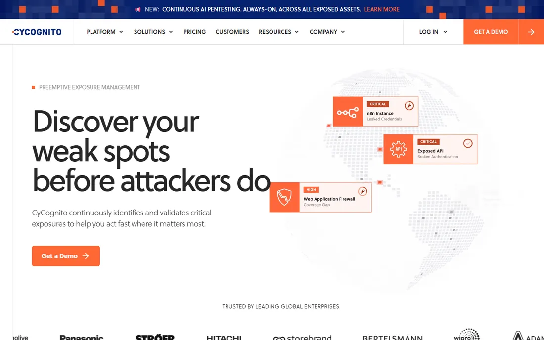 CyCognito homepage