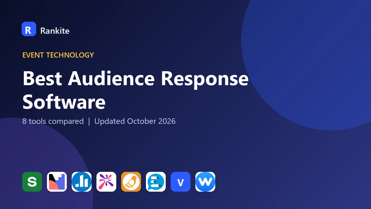 Best Audience Response Software in 2026: 8 Tools Compared