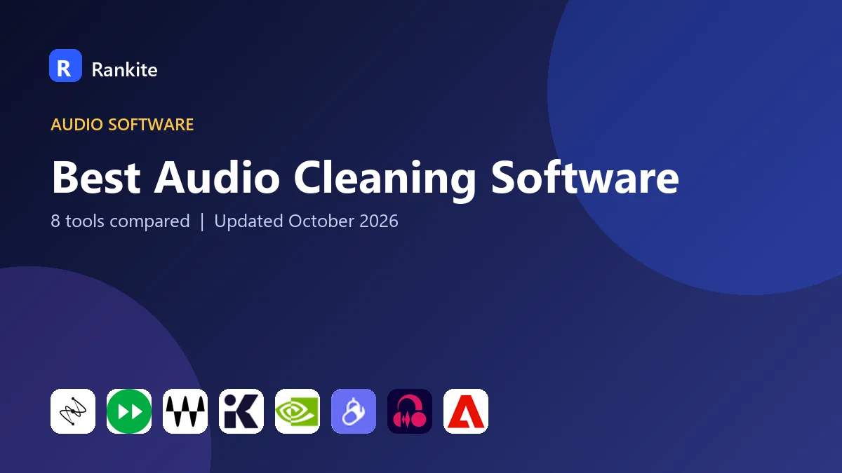 Best Audio Cleaning Software in 2026: 8 Tools Compared