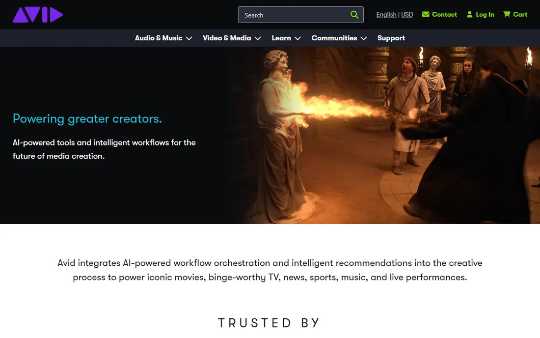 Pro Tools homepage