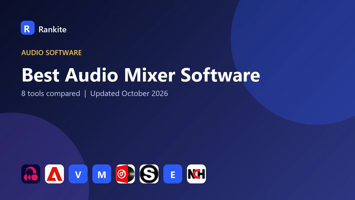 Best Audio Mixer Software in 2026: 8 Tools Compared