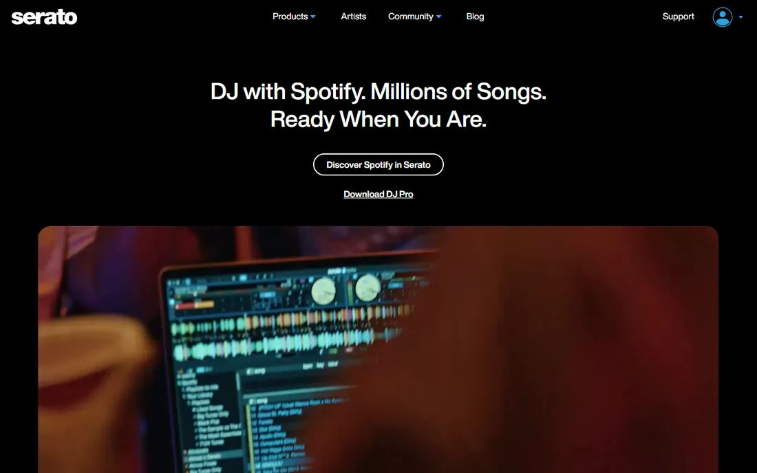 Serato DJ homepage
