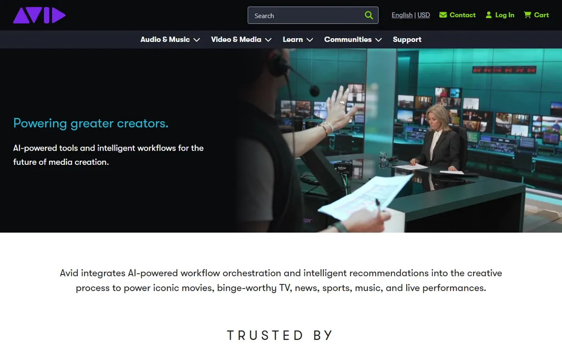 Pro Tools homepage