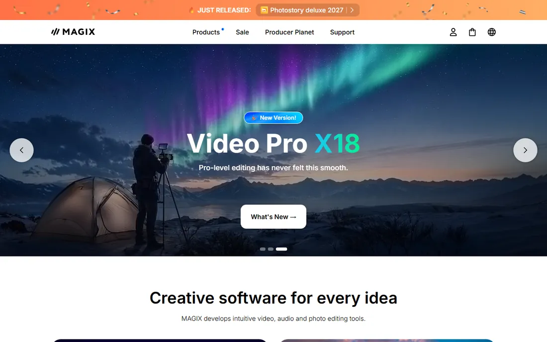 SOUND FORGE homepage