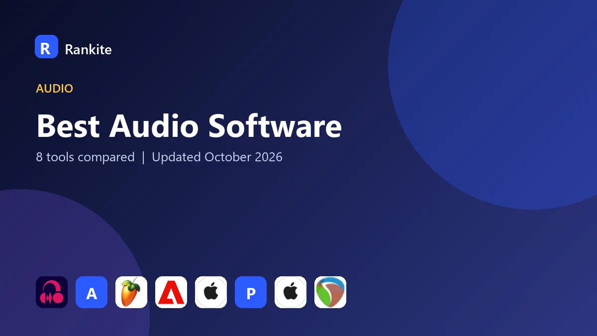 Best Audio Software in 2026: 8 Tools Compared