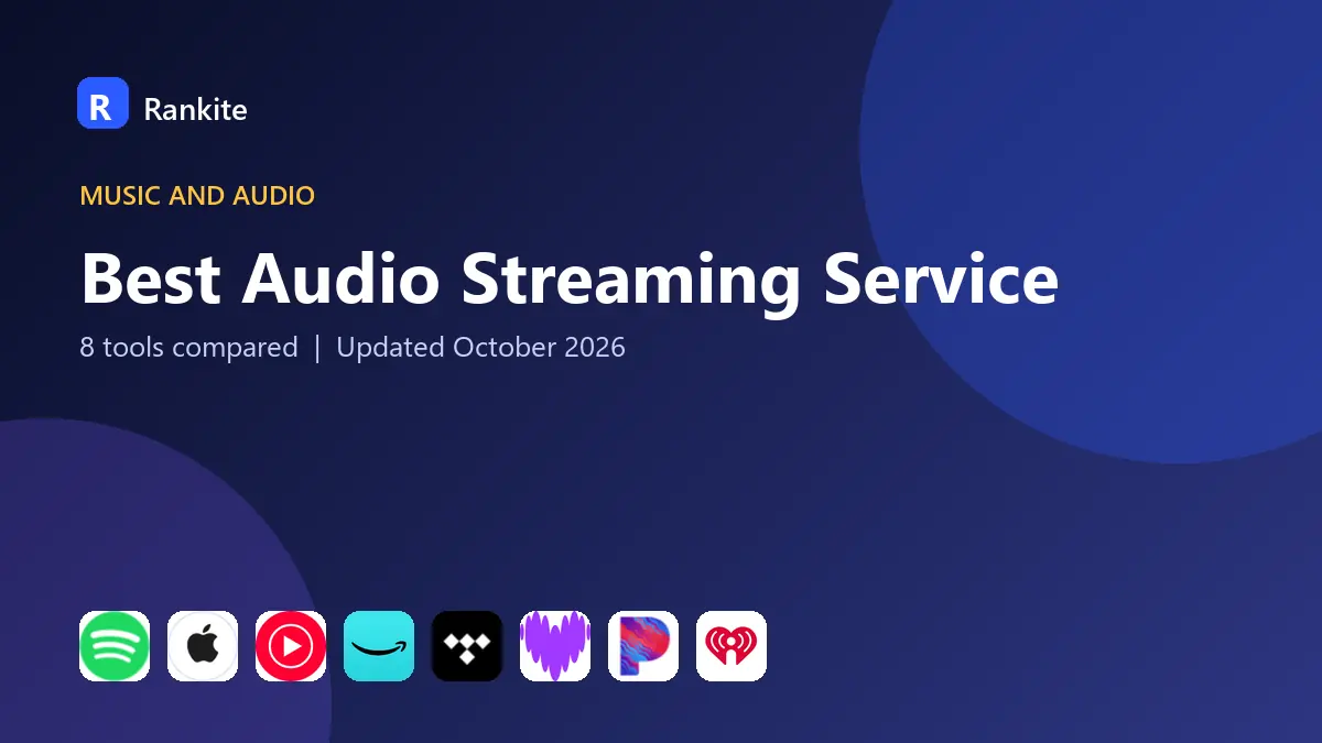 Best Audio Streaming Service in 2026: 8 Tools Compared
