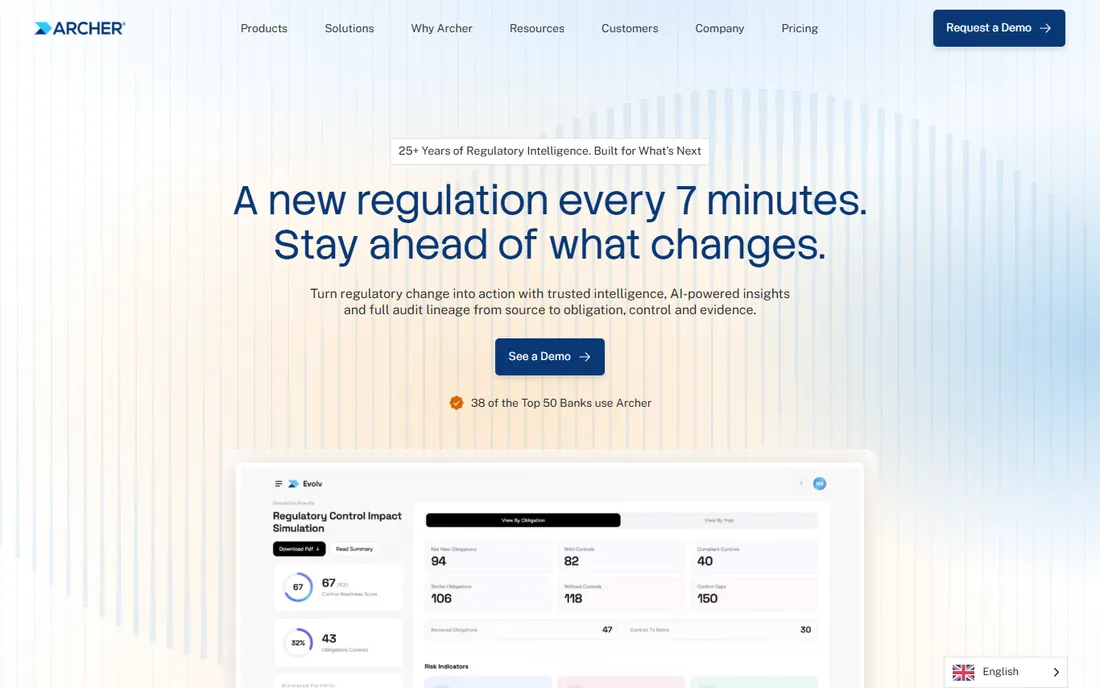 Archer homepage