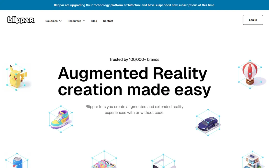 Blippar homepage