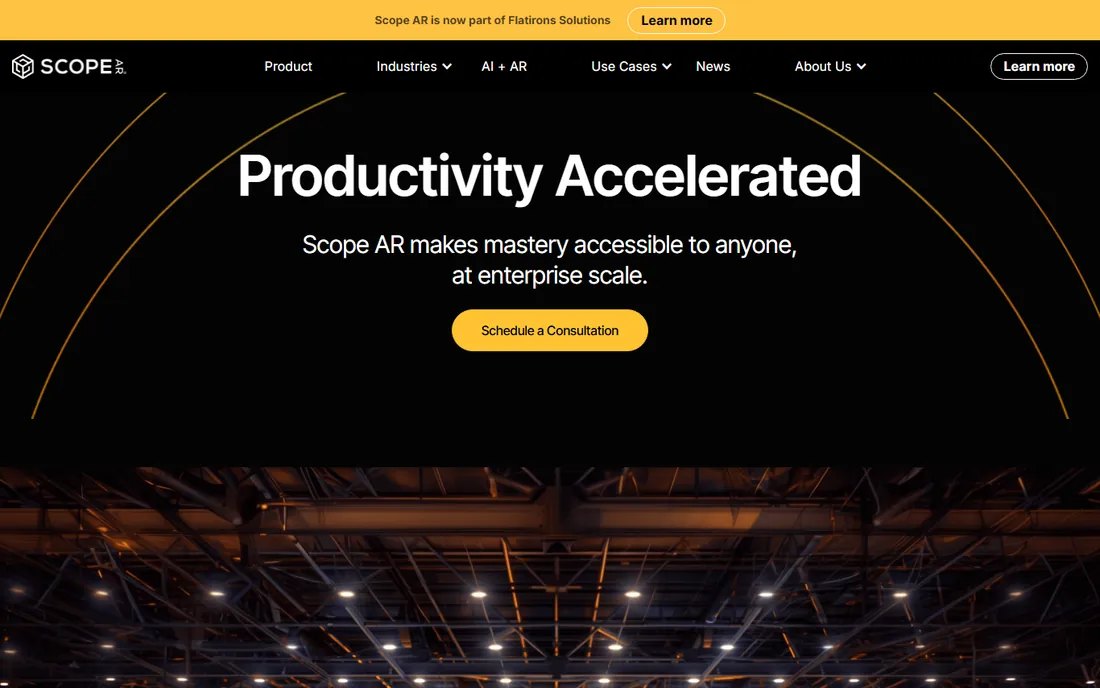 Scope AR (WorkLink) homepage