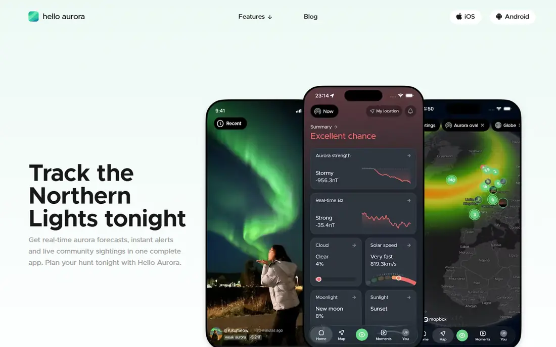 Hello Aurora homepage