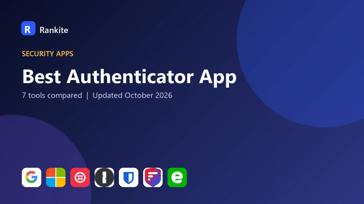 Best Authenticator App in 2026: 7 Apps Compared