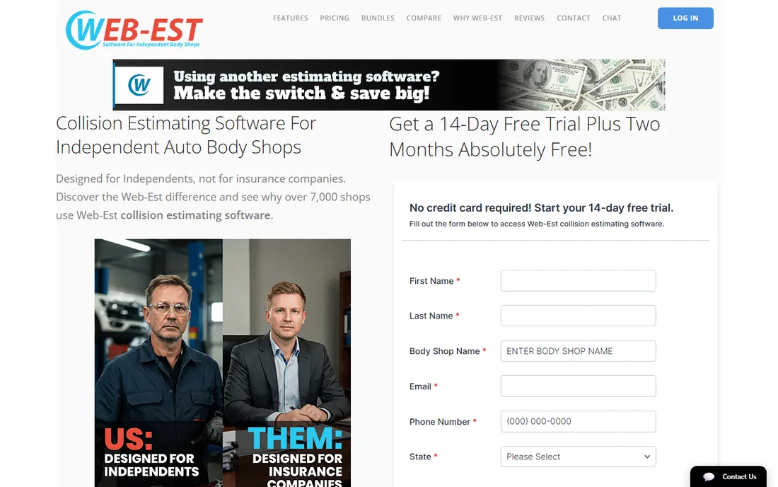 Web-Est homepage
