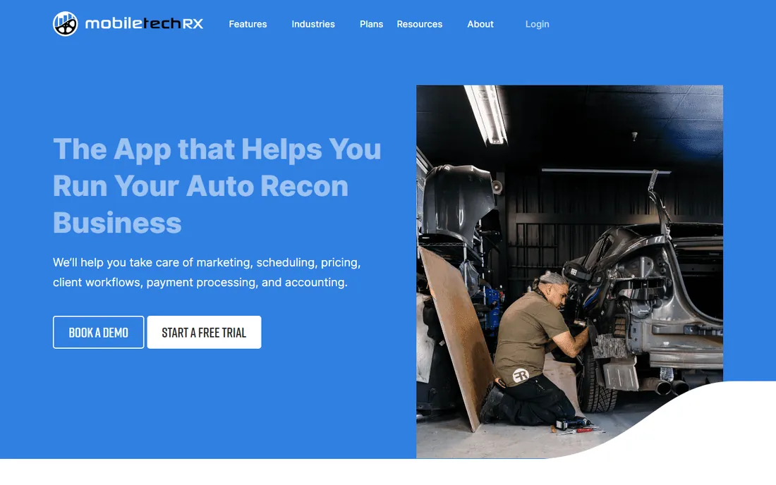 Mobile Tech RX homepage