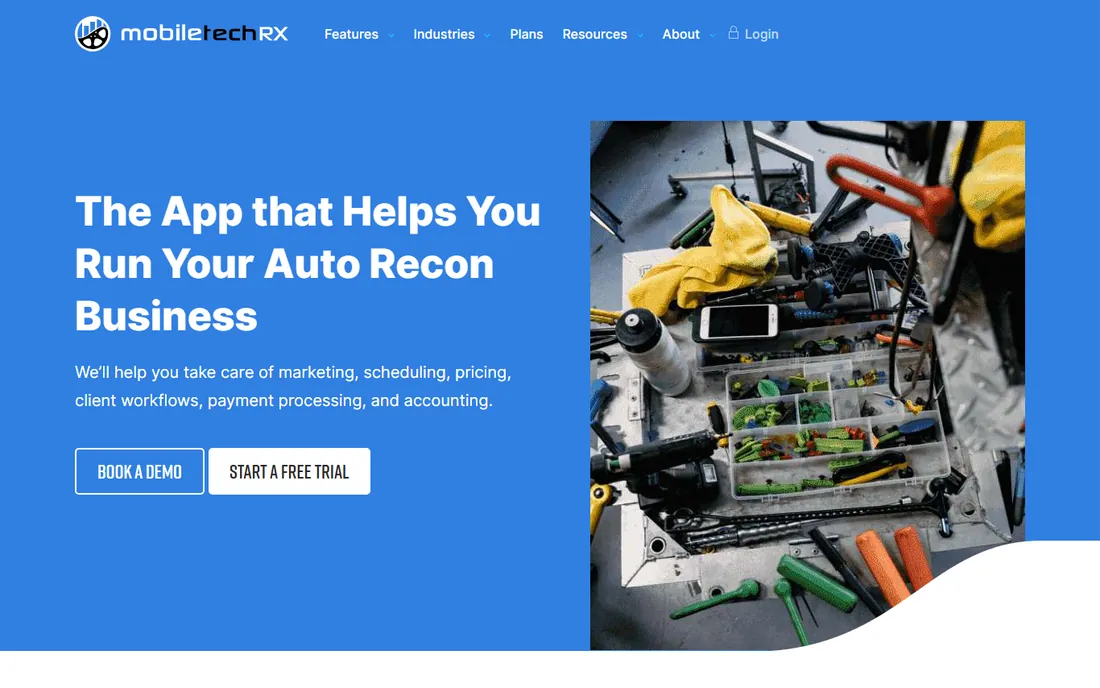 Mobile Tech RX homepage