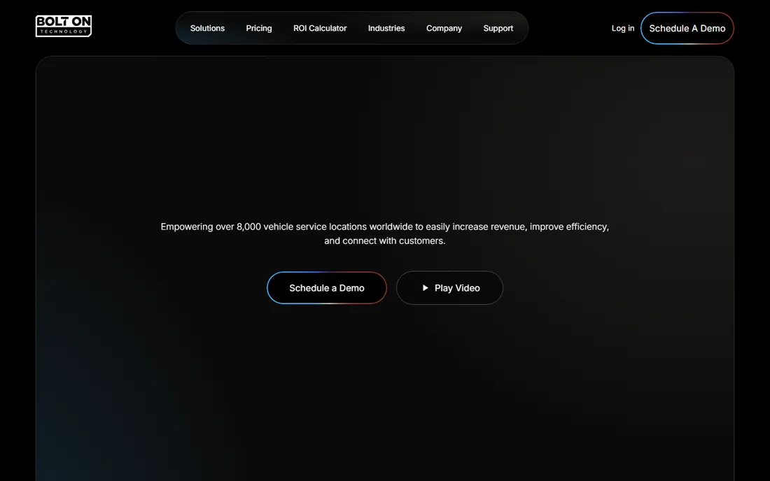 Bolt On Technology homepage