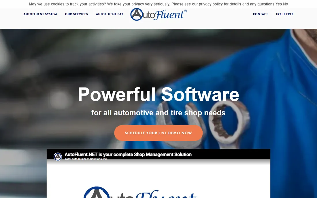 AutoFluent homepage