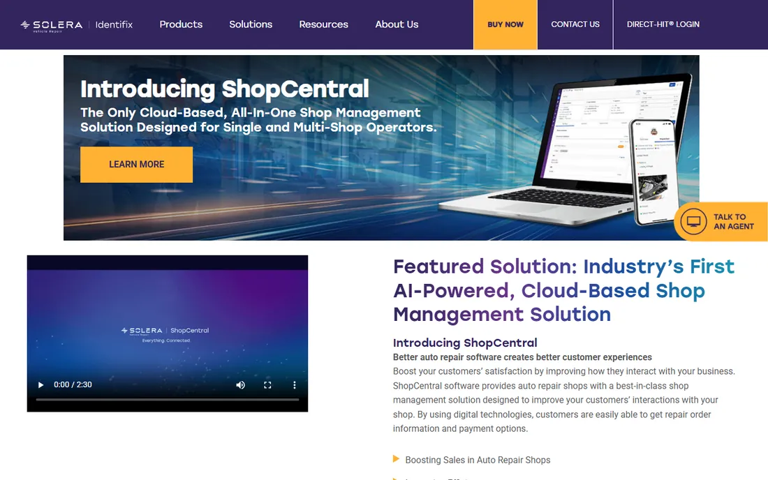 Identifix homepage