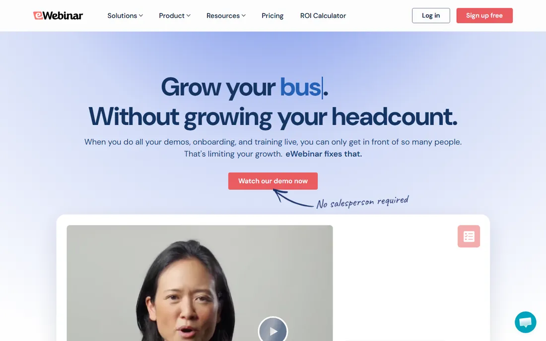 eWebinar homepage