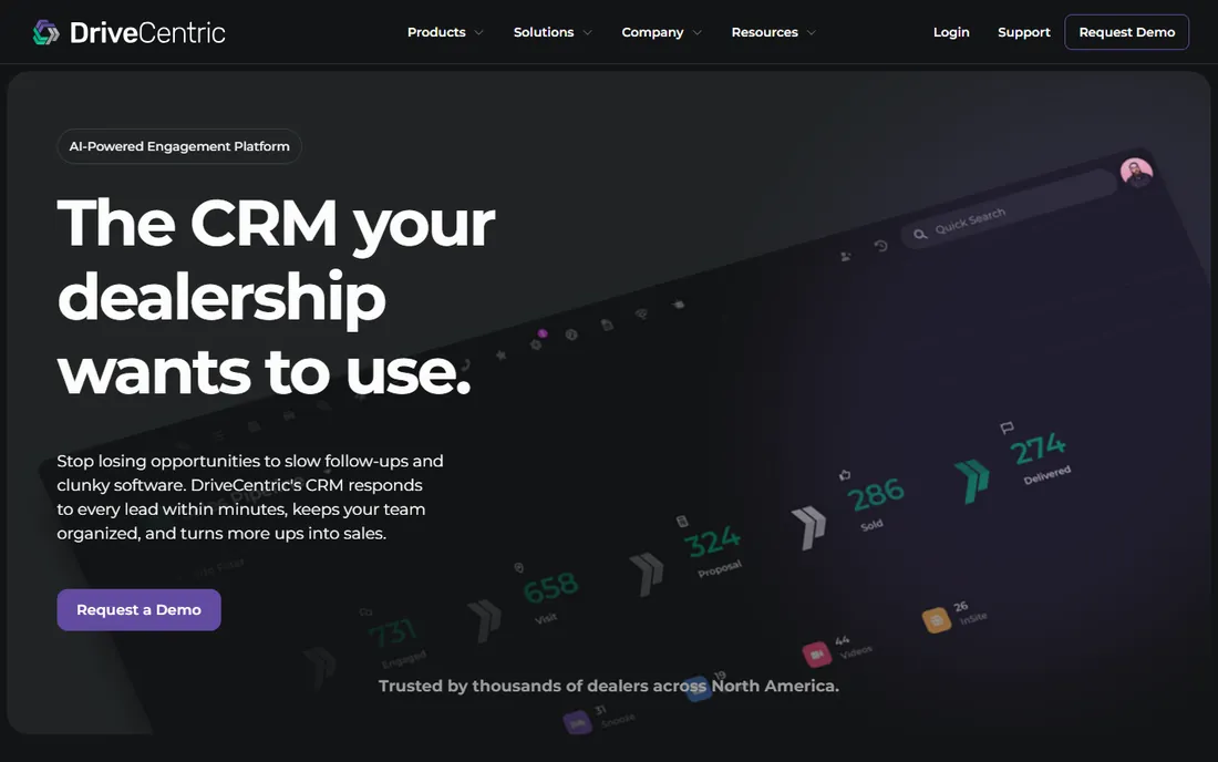 DriveCentric homepage